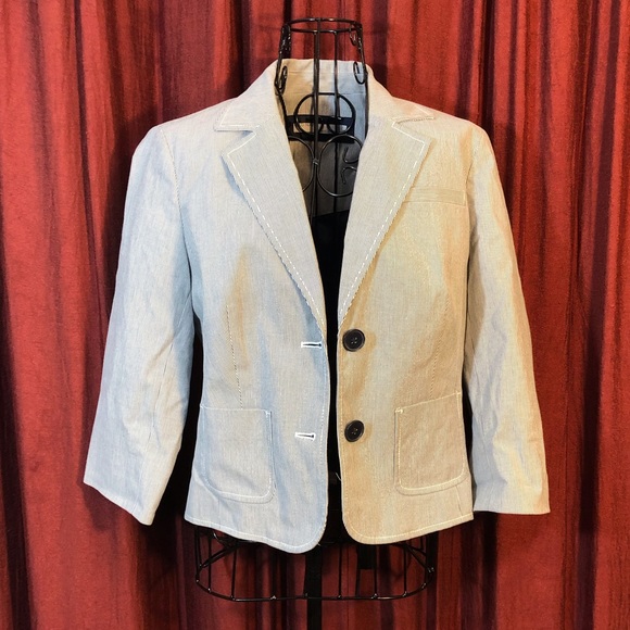 Old Navy Pinstripe Jacket - Picture 1 of 3